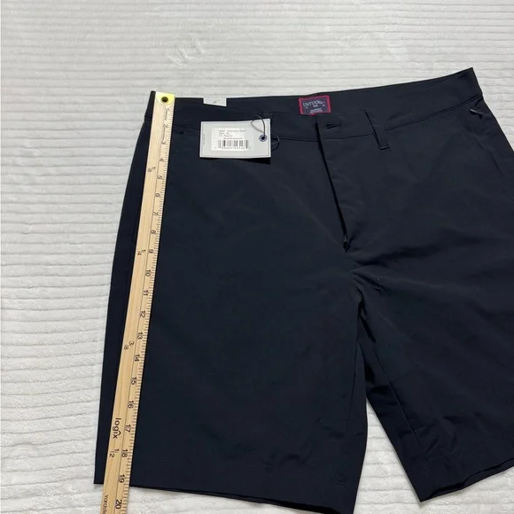 UNTUCKit Men's Dark Blue Flat Front Shorts - Picture 9 of 11